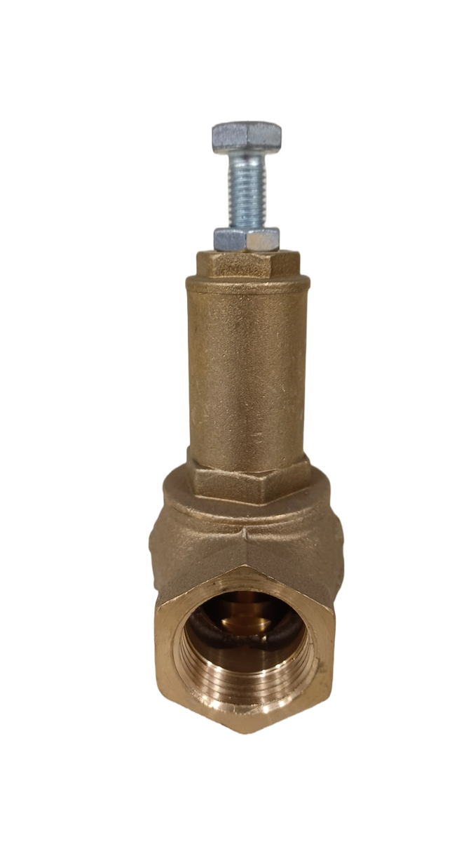 Adjustable Pressure Relief Valve 1" F BSP Pressure Relief Brass